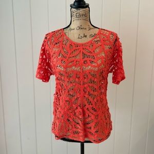 Women Orange Top